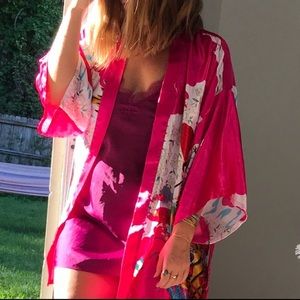 Bright Silky Kimono